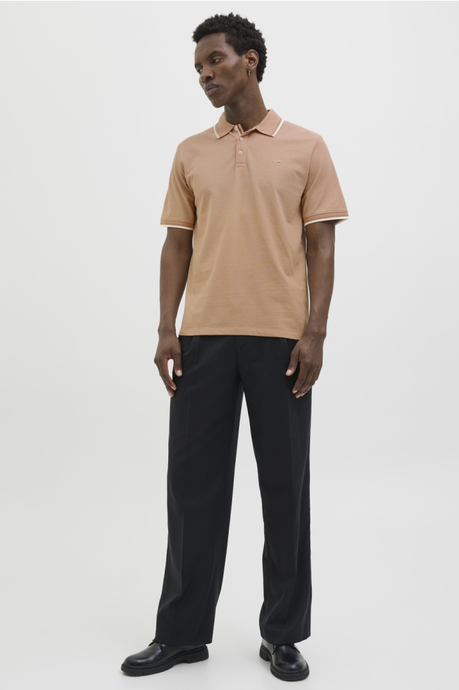 JPRBLUALVES SS POLO SN 12274681 CAFE CREME